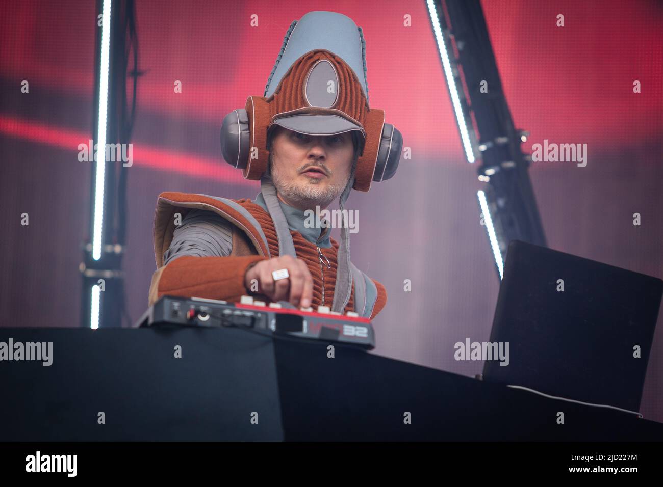 Oslo, Norway. 16th June, 2022. The Norwegian electronic music duo