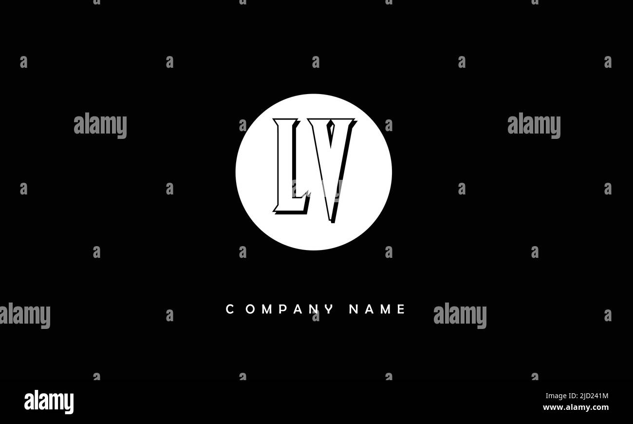 Lv logo Black and White Stock Photos & Images - Alamy