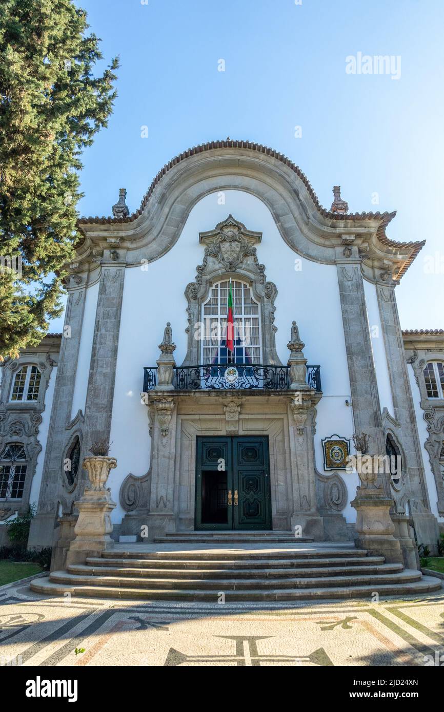 Consulado Geral De Portugal Copper Plate on the Entrance with