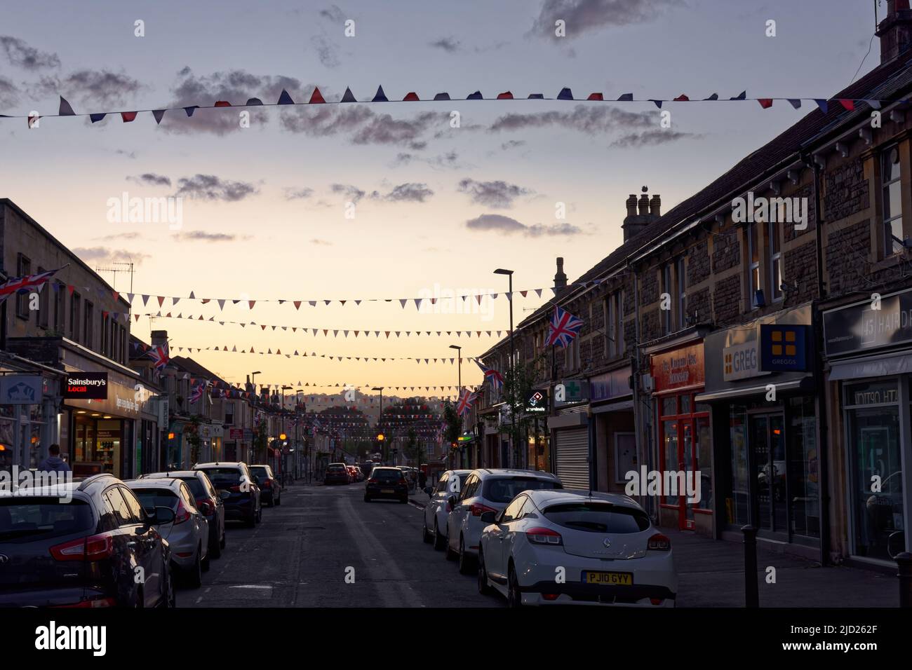 Evening sunset in Bath Stock Photo Alamy
