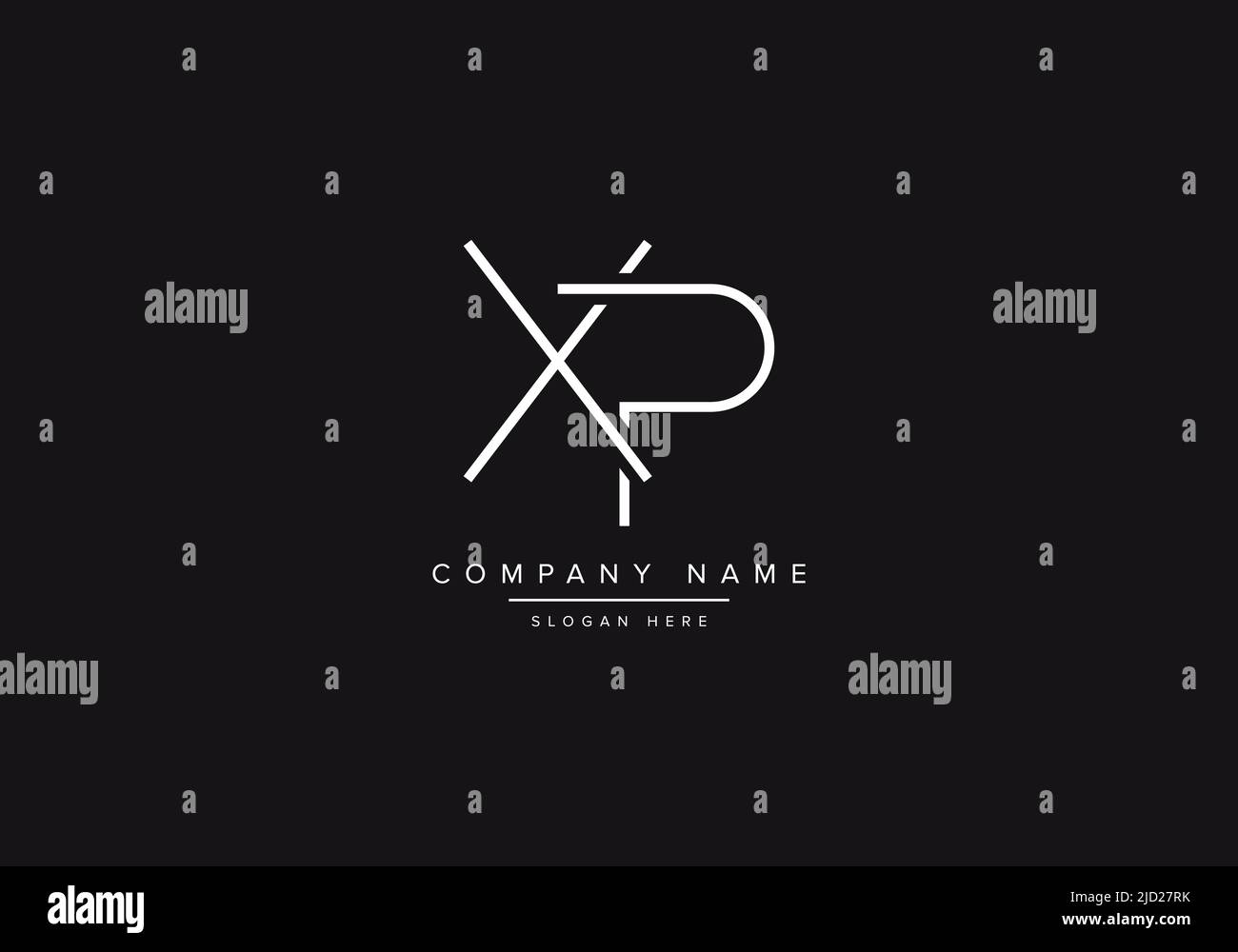 Alphabet letter icon logo XP Stock Vector Image & Art - Alamy