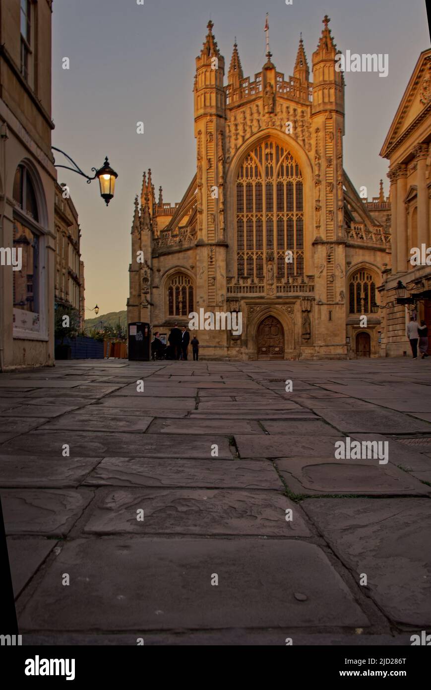 Bath City Centre at sunset Stock Photo - Alamy