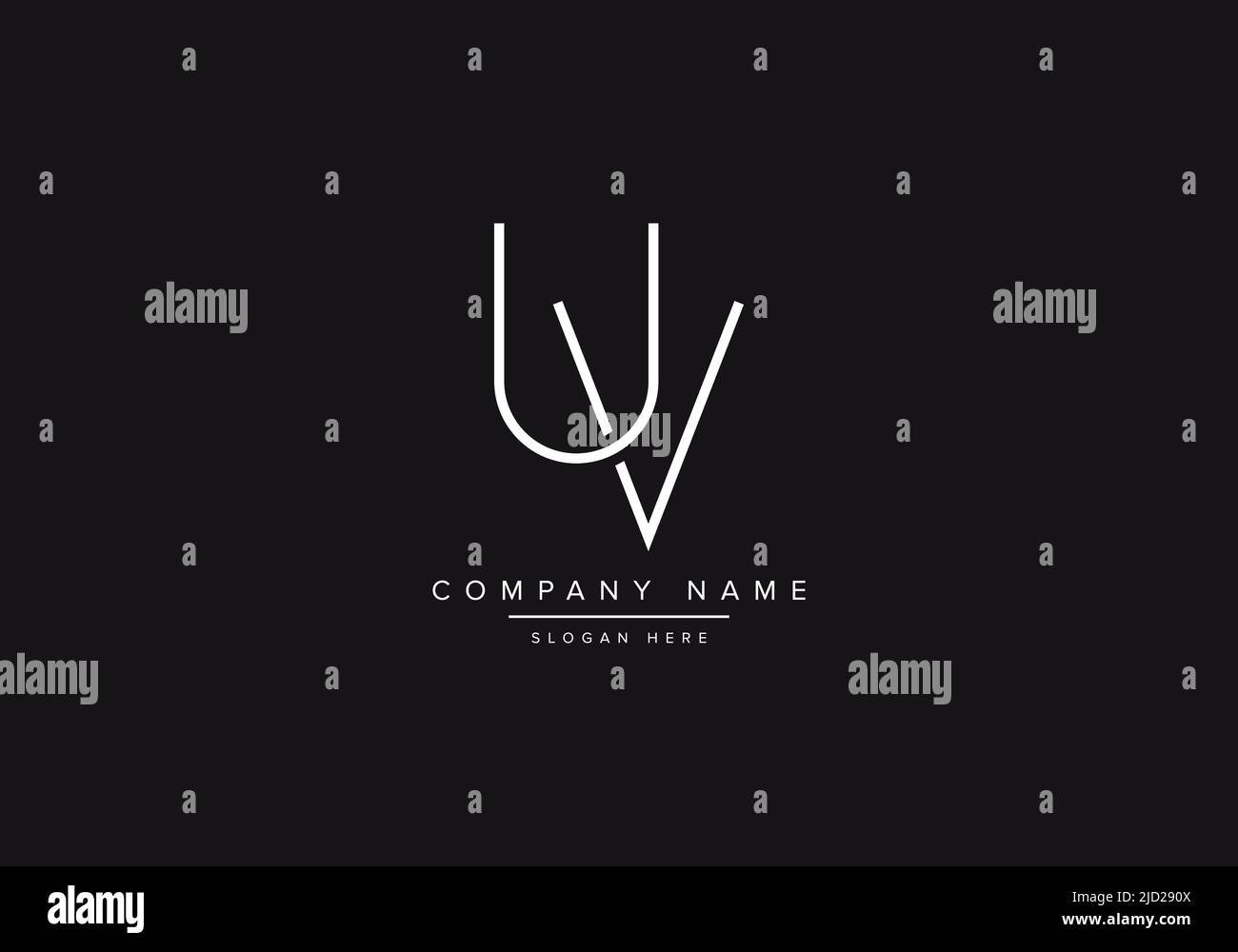 Alphabet letter icon logo UV Stock Vector