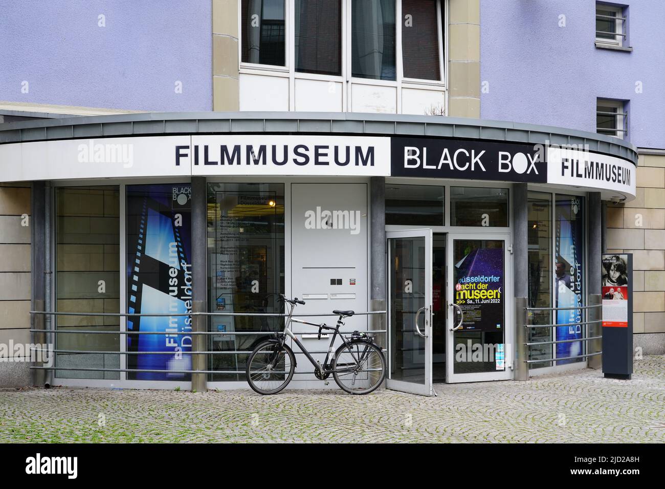 Entrance of the Filmmuseum Düsseldorf, Düsseldorf, North Rhine-Westphalia, Germany, 24.5.22 Stock Photo