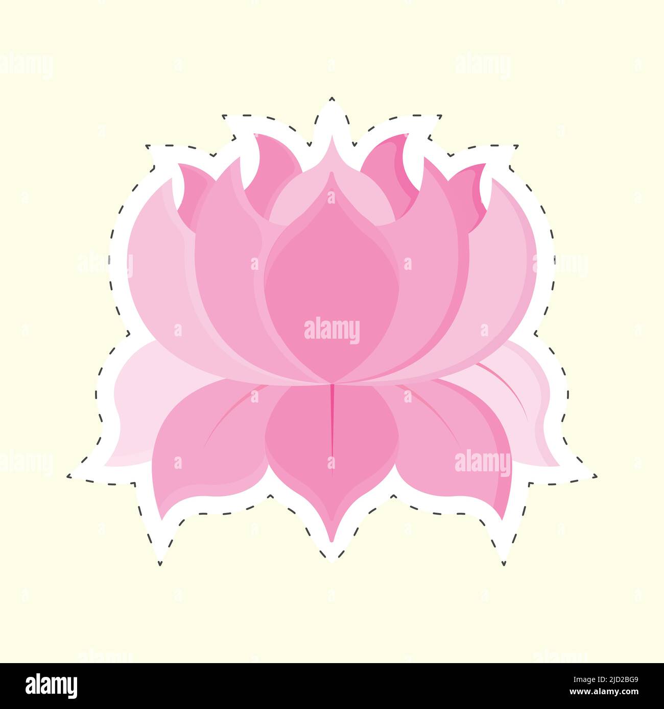 Pink lotus the national flower of india Stock Vector Images - Alamy