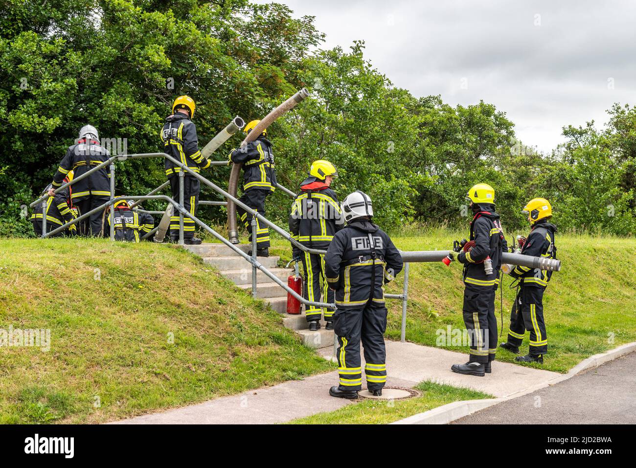 Bandon, West Cork, Ireland. 17th June, 2022. Fifteen fire service