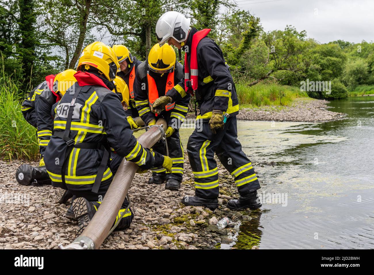 Bandon, West Cork, Ireland. 17th June, 2022. Fifteen fire service