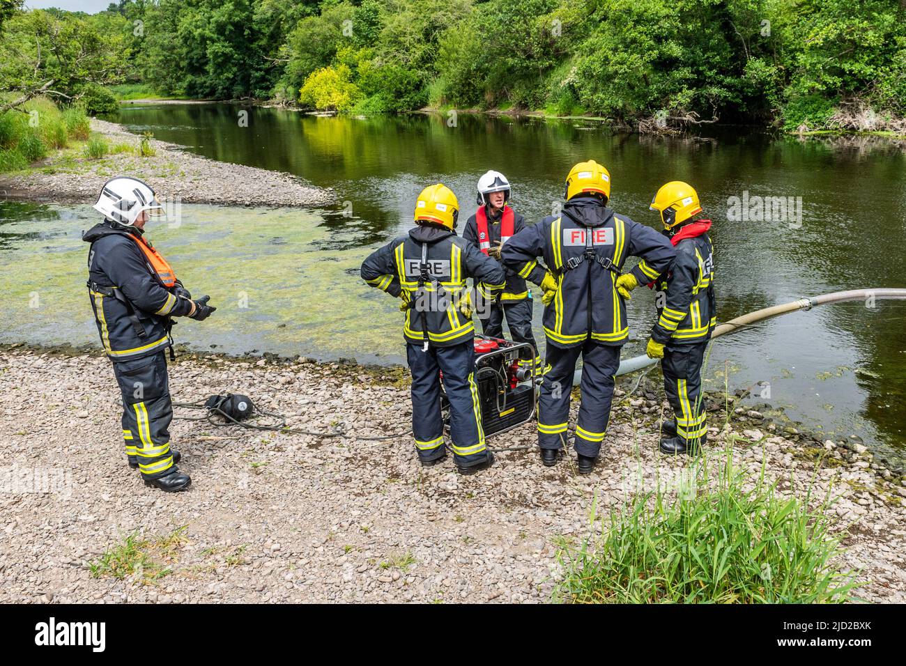 Bandon, West Cork, Ireland. 17th June, 2022. Fifteen fire service