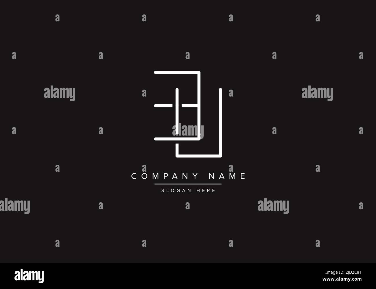 Alphabet letter icon logo BU Stock Vector