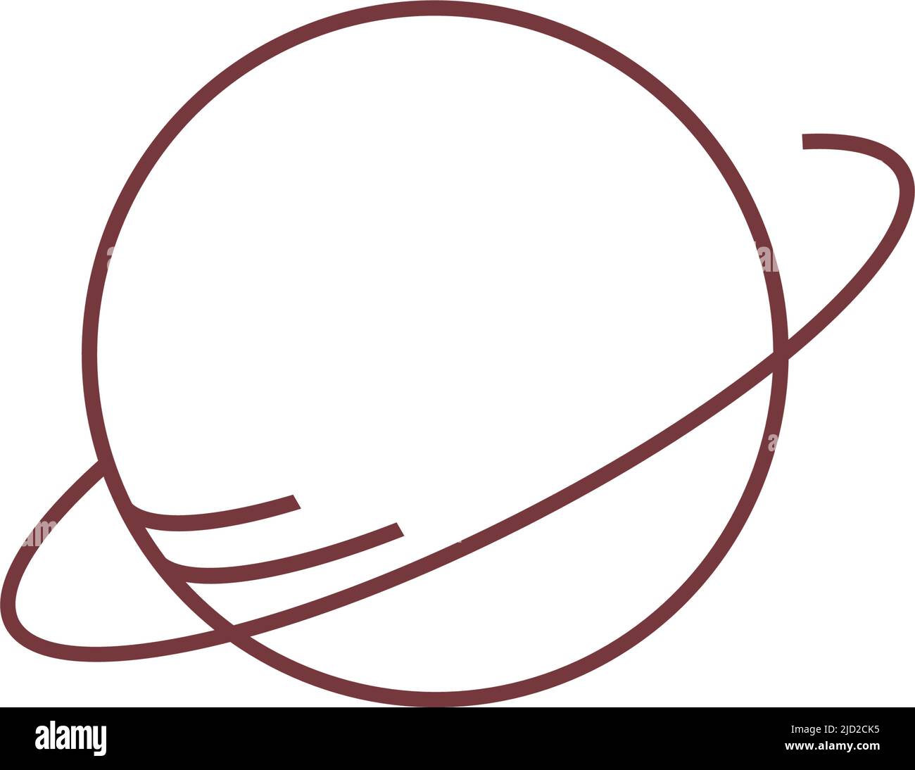 Planet icon logo design illustration template vector Stock Vector