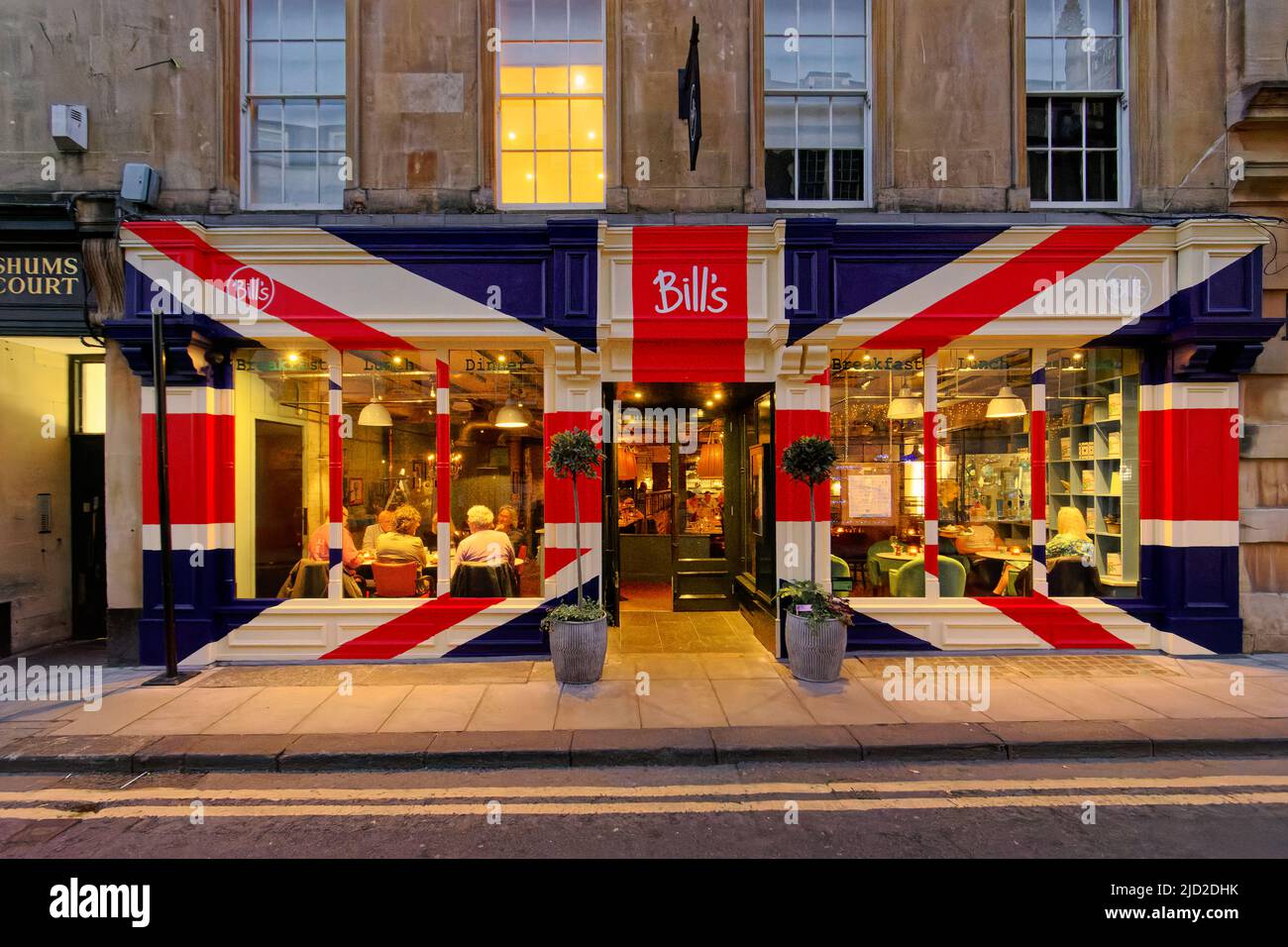 Bath City Centre Blue hour dusk Stock Photo Alamy