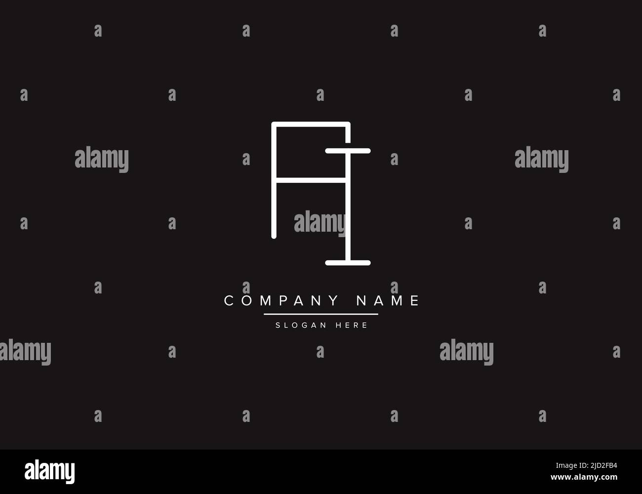 AI logo design vector illustration template Stock Vector Image & Art ...