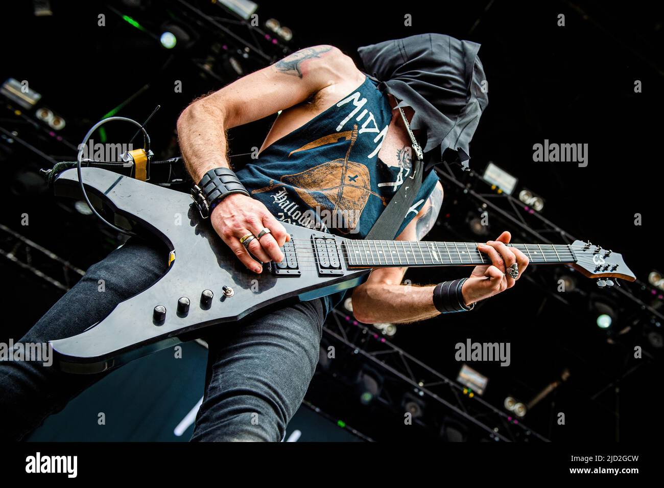 Copenhagen, Denmark. 16th June, 2022. The American metal band Midnight performs a live concert