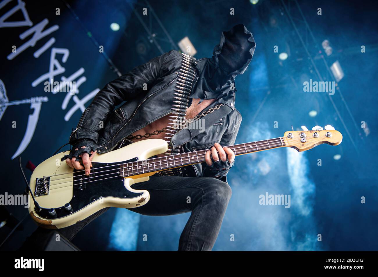 Copenhagen, Denmark. 16th June, 2022. The American metal band Midnight performs a live concert