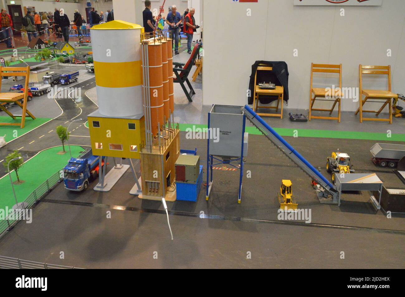 Model of a concrete plant. model building fair in Bad Salzuflen 2022 ...