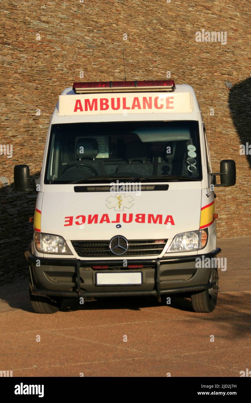 Ambulance truck, Freedom Park, Pretoria/Tshwane, Gauteng, South Africa