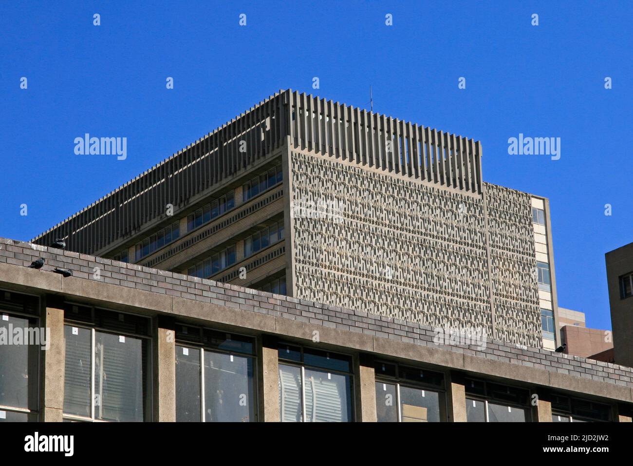 Buildings, Braamfontein, Johannesburg, Gauteng, South Africa. Stock Photo