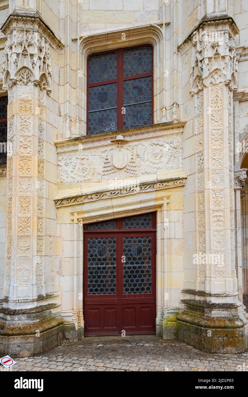 Le Chateau de Chaumont-sur-Loire. Domaine de Chaumont-sur-Loire, Centre-Val de Loire, France. Stock Photo