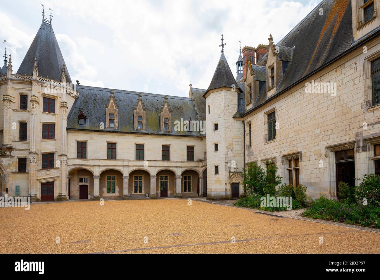 Le Chateau de Chaumont-sur-Loire. Domaine de Chaumont-sur-Loire, Centre-Val de Loire, France. Stock Photo