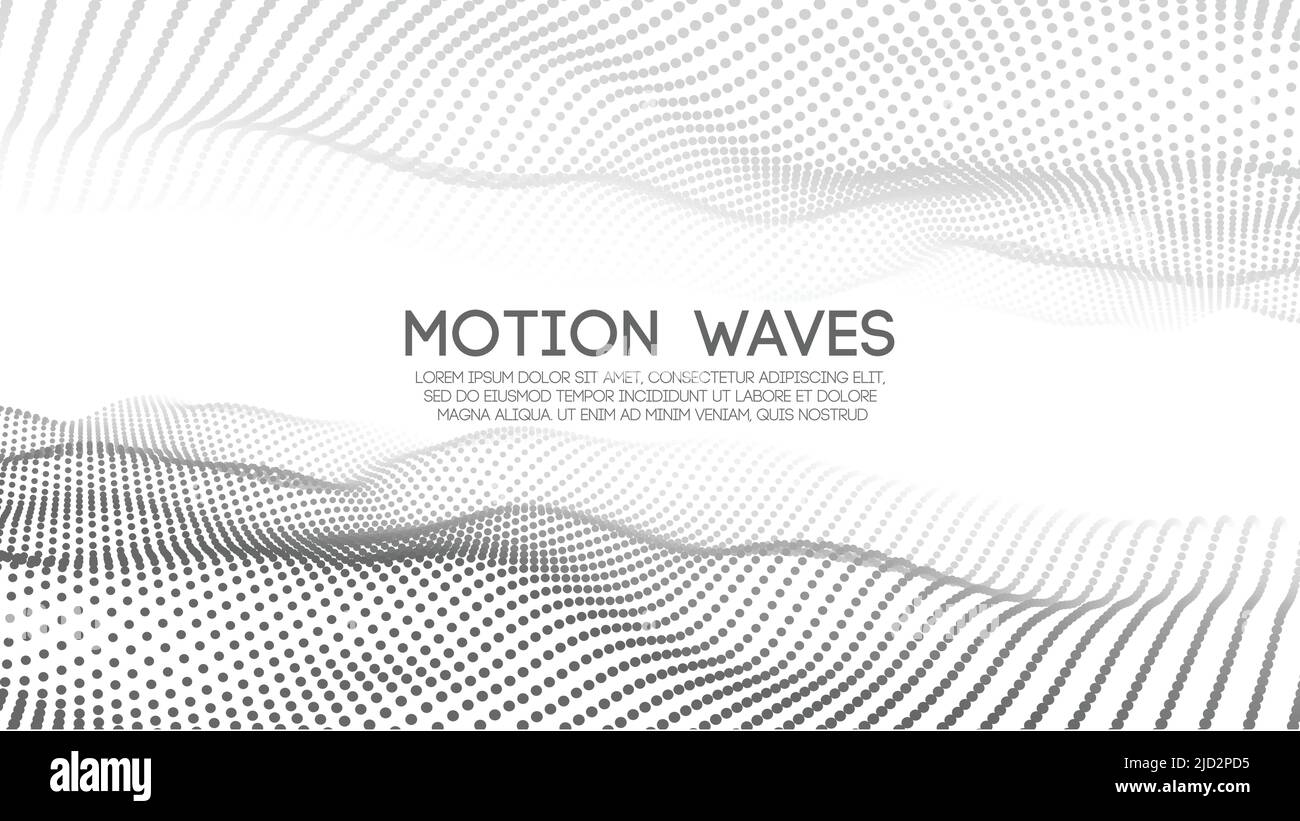 Abstract digital wave white background vector. Abstract futuristic geometric background. 3d illustration vector. Stock Vector