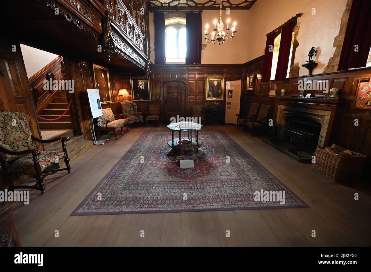 Hever, Kent, UK- June 17 2022: Hever Castle in kent the childhood home ...