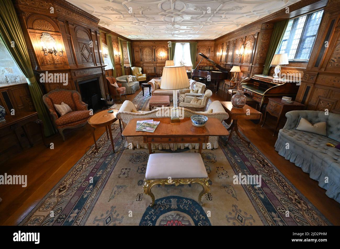 Hever, Kent, UK- June 17 2022: Hever Castle in kent the childhood home ...
