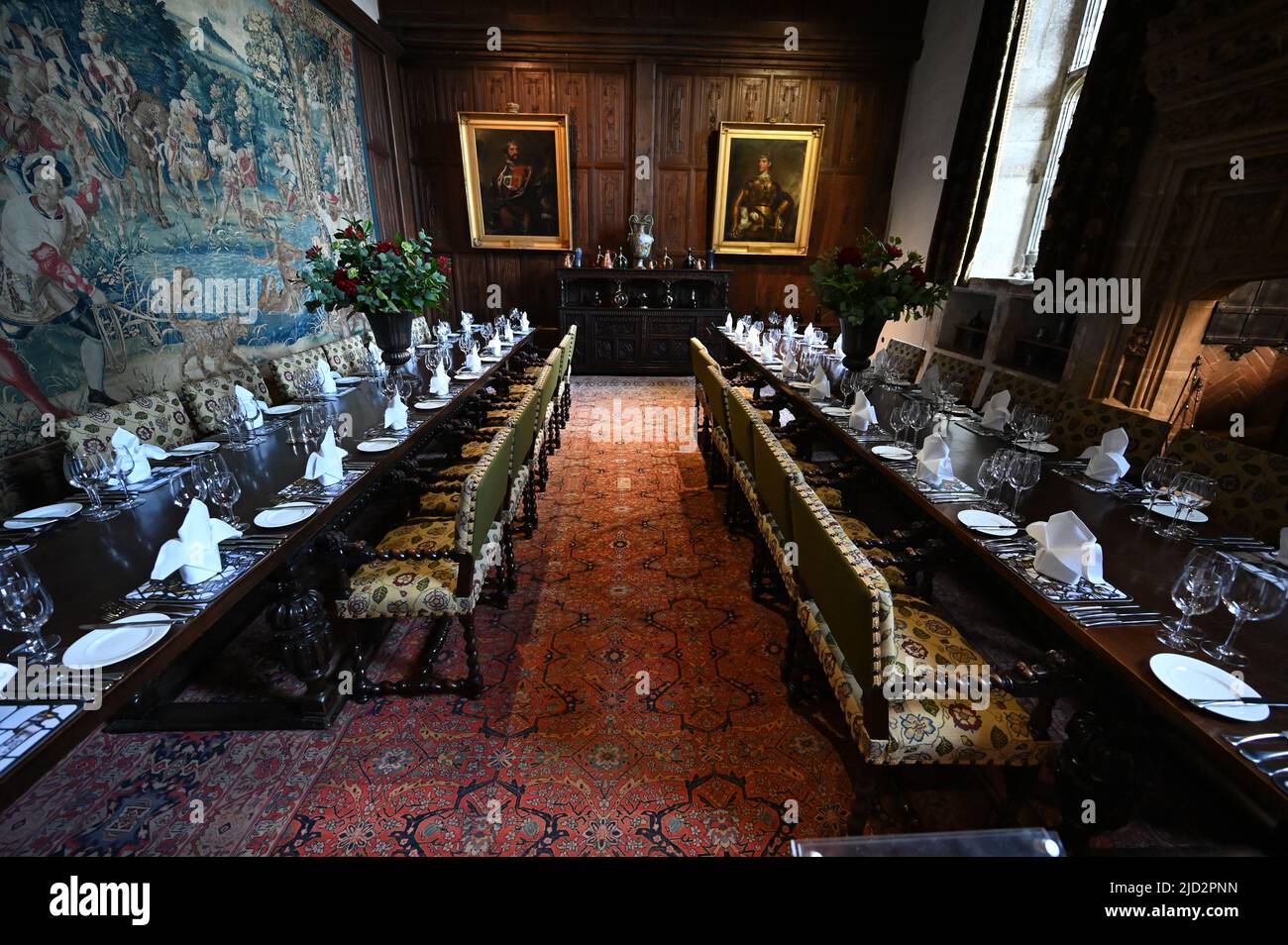 Hever, Kent, UK- June 17 2022: Hever Castle in kent the childhood home ...
