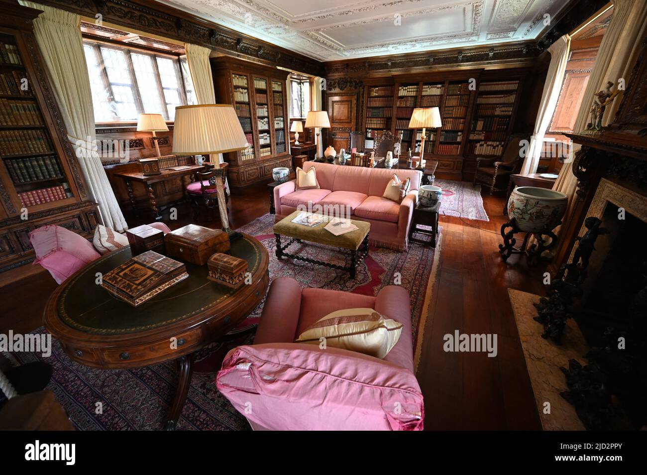 Hever, Kent, UK- June 17 2022: Hever Castle in kent the childhood home ...
