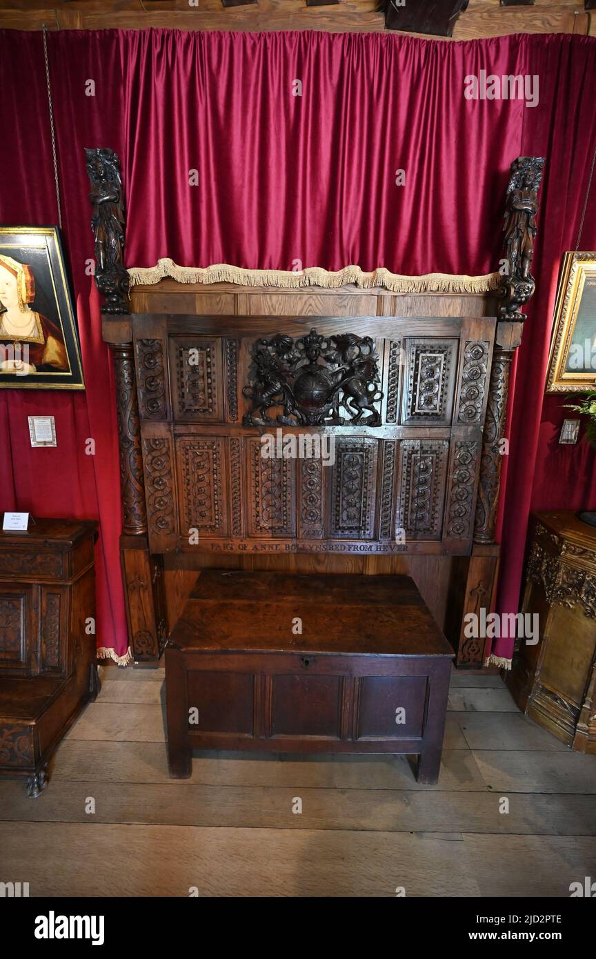 Hever, Kent, UK- June 17 2022: Hever Castle in kent the childhood home ...