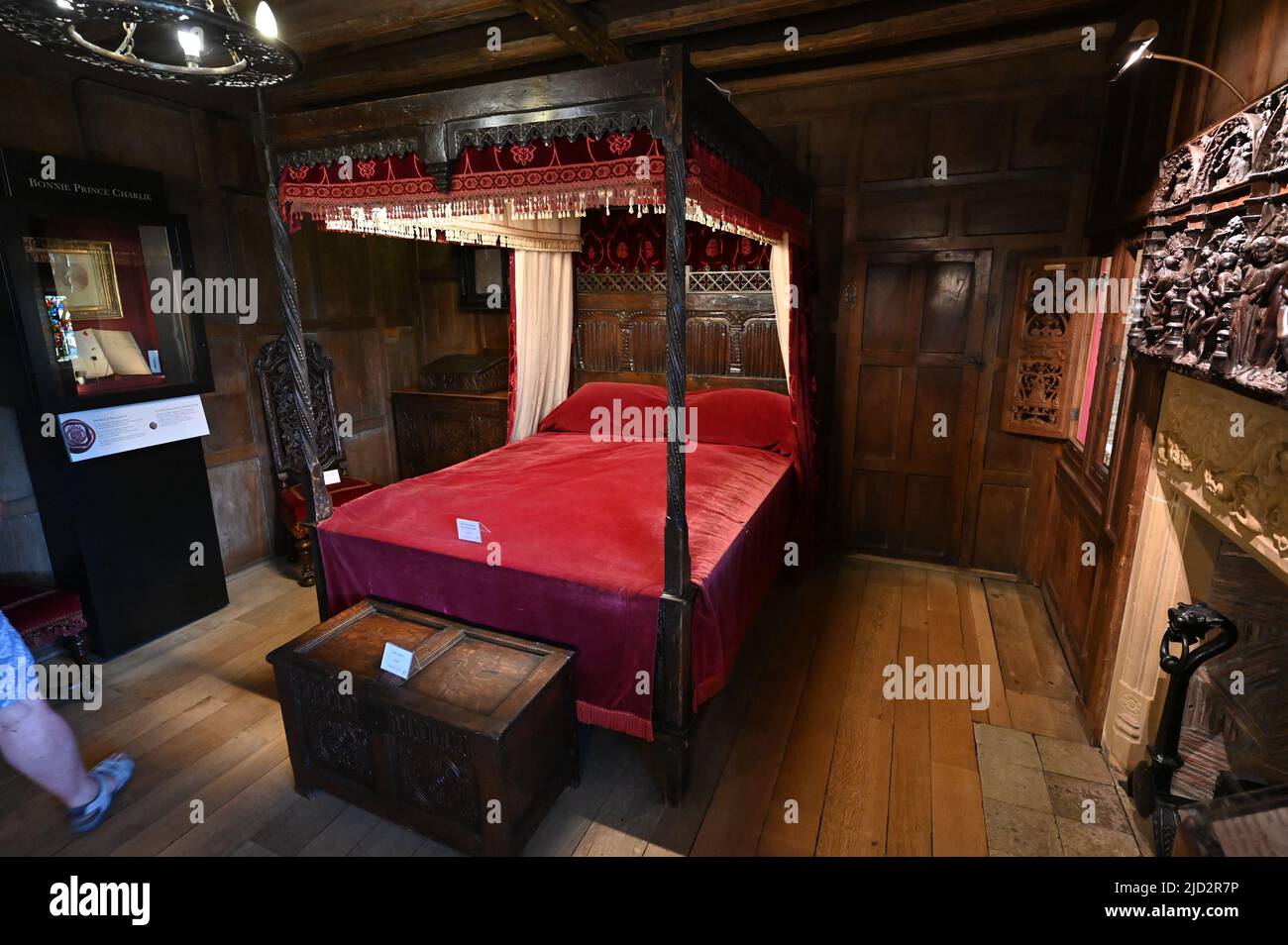 Hever, Kent, UK- June 17 2022: Hever Castle in kent the childhood home ...