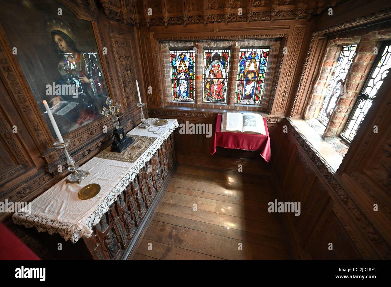 Hever, Kent, UK- June 17 2022: Hever Castle in kent the childhood home ...