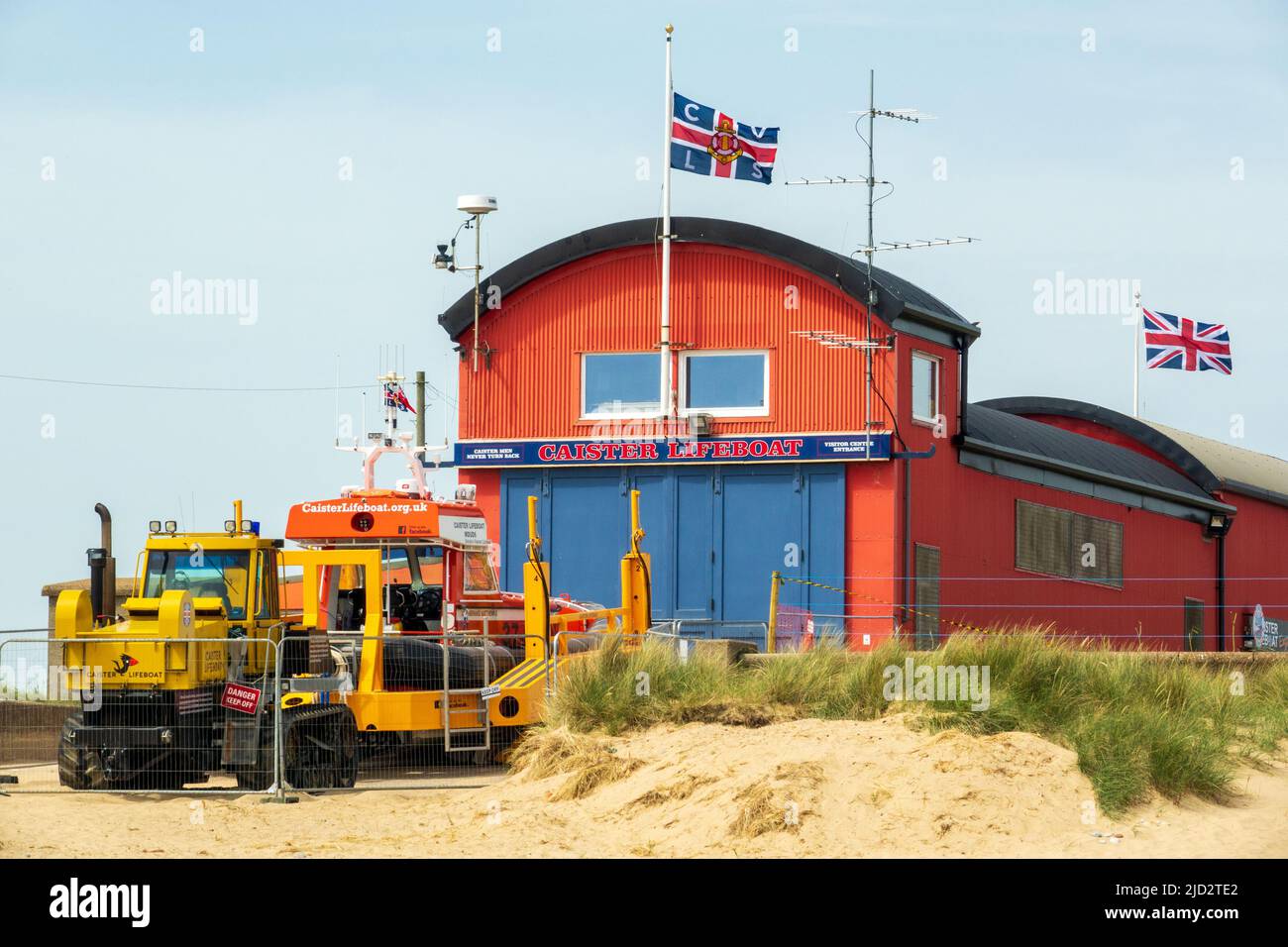 CaisteronSea Lifeboat Station Stock Photo Alamy