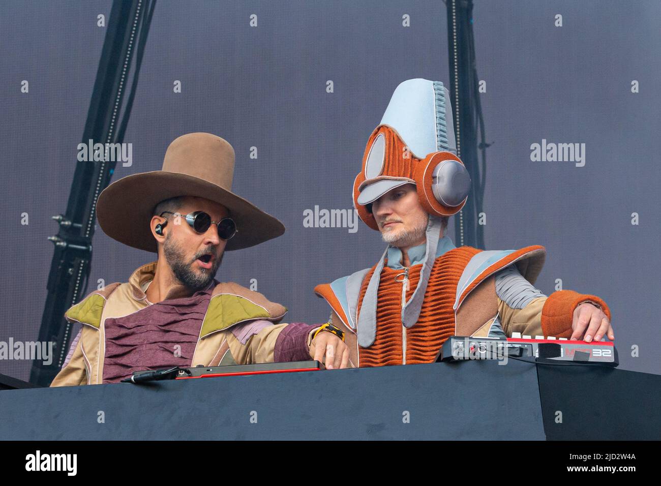 Oslo, Norway. 16th June, 2022. The Norwegian electronic music duo