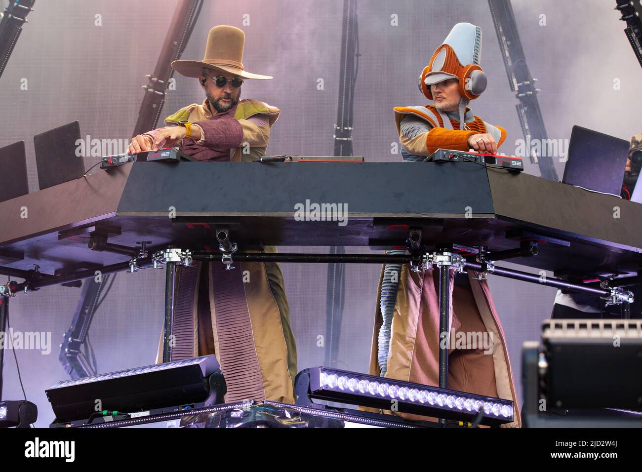 Oslo, Norway. 16th June, 2022. The Norwegian electronic music duo