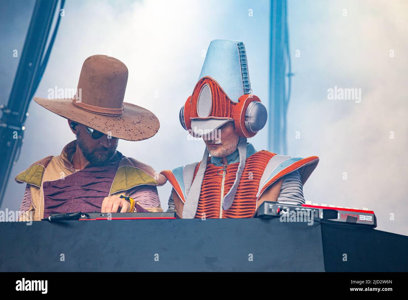 Oslo, Norway. 16th June, 2022. The Norwegian electronic music duo
