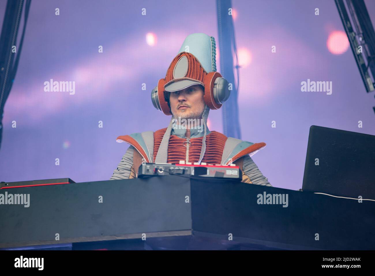 Oslo, Norway. 16th June, 2022. The Norwegian electronic music duo