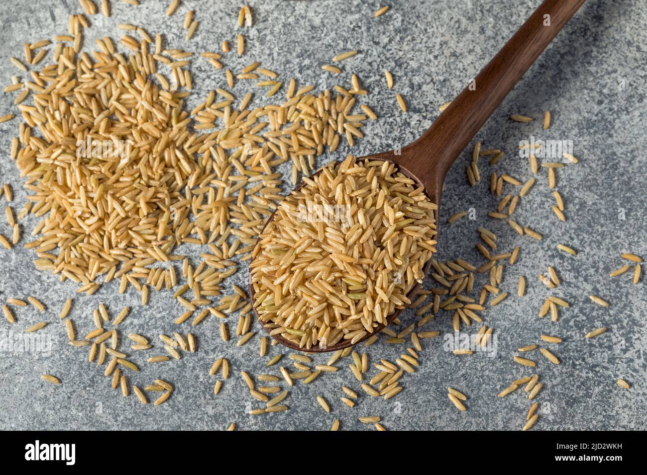 Natural organic brown rice hi-res stock photography and images - Alamy