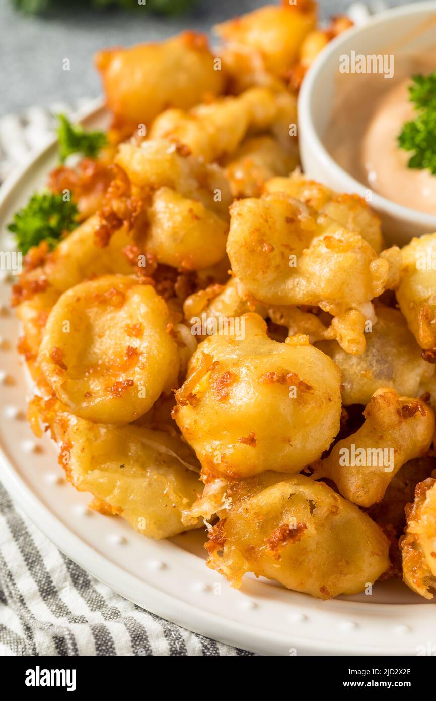 Homemade Deep Fried Wisconsin Cheese Curds with Dipping Sauce Stock Photo Alamy