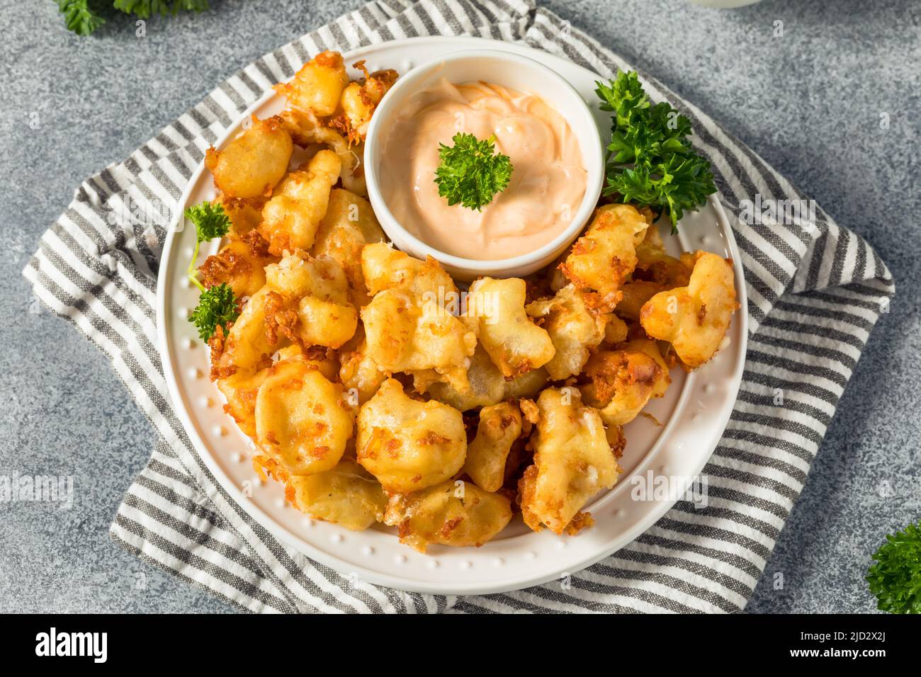 Homemade Deep Fried Wisconsin Cheese Curds with Dipping Sauce Stock Photo Alamy