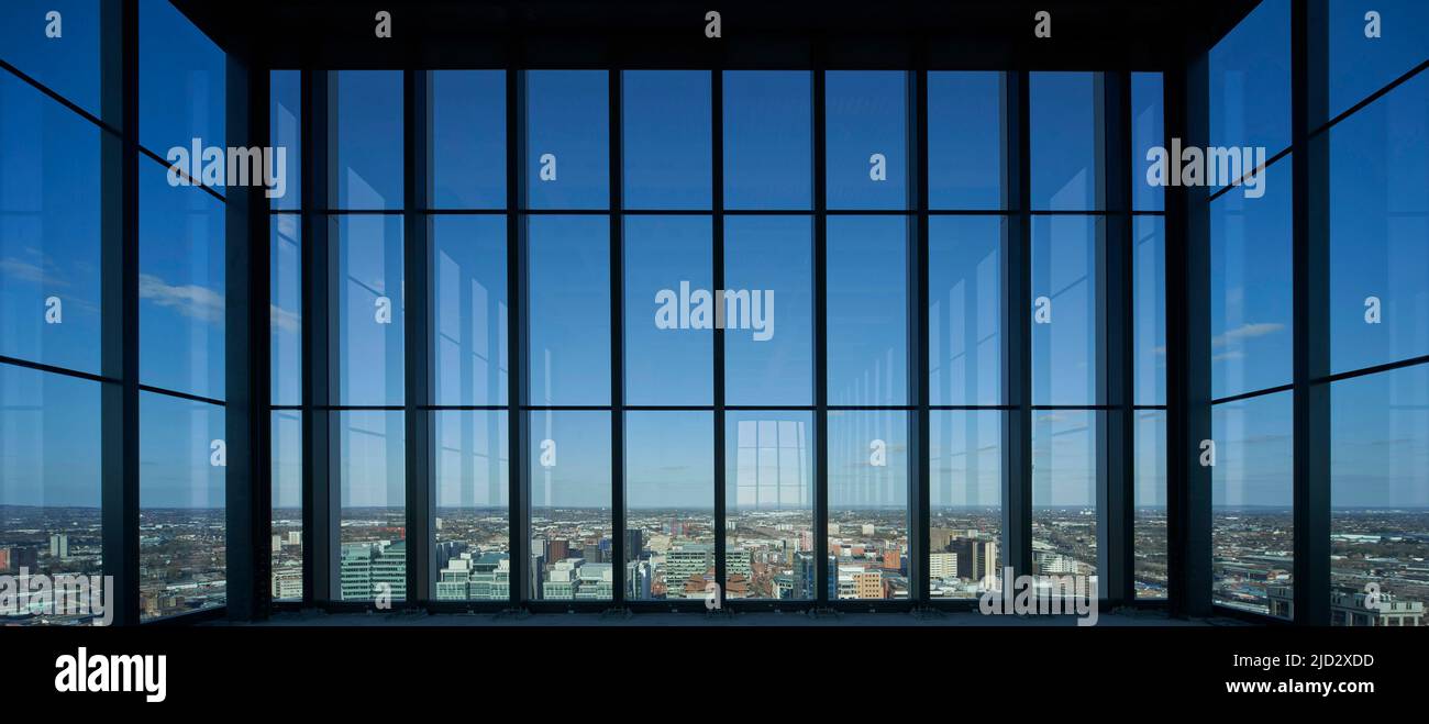 Top floor. 103 Colmore Row, Birmingham, United Kingdom. Architect: Doone Silver Kerr, 2022. Stock Photo