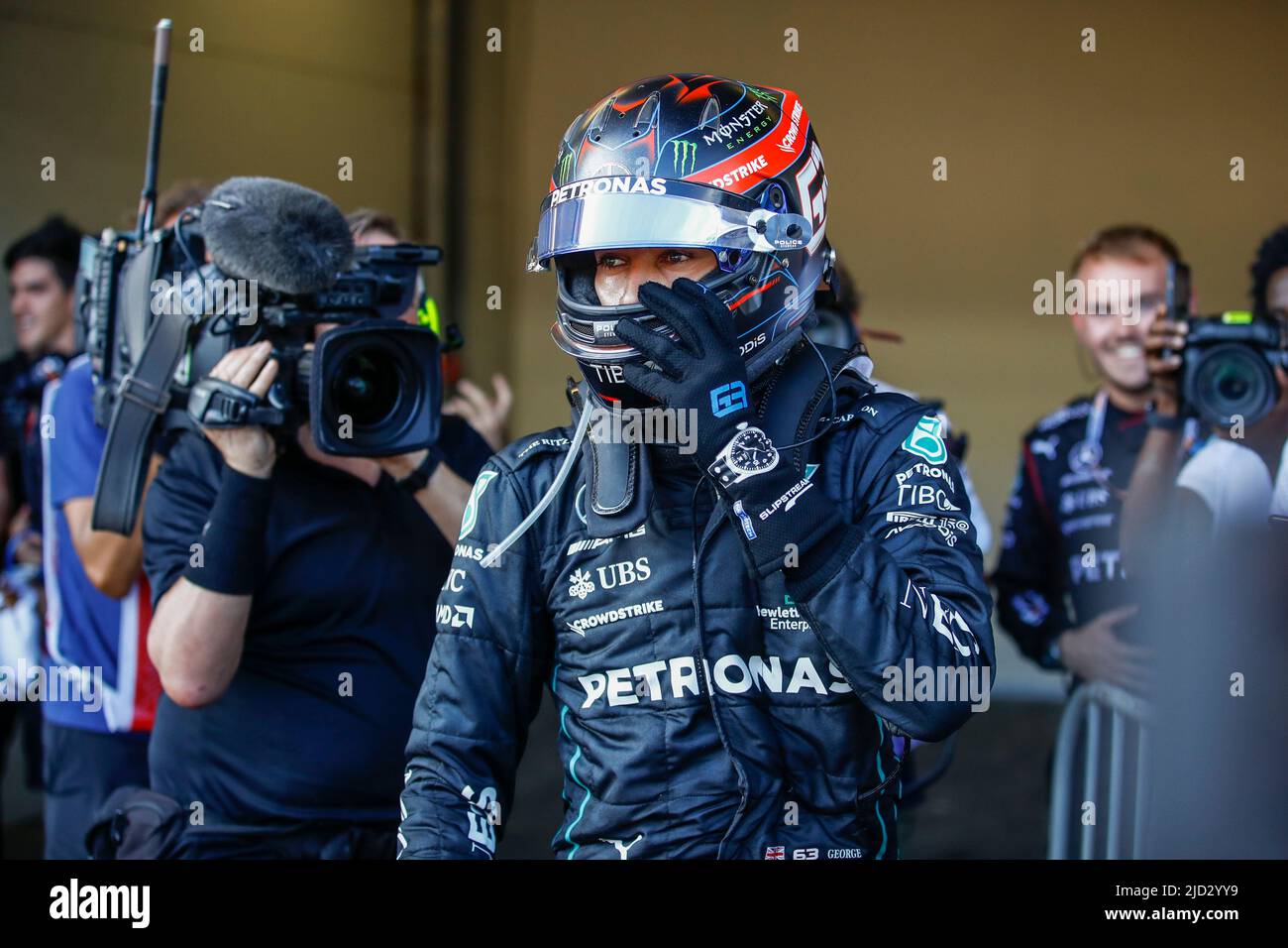 Mercedes Amg Petronas Motorsport Casquette George Russell 63 Konnichiwa  Team F1 Driver - Colizey