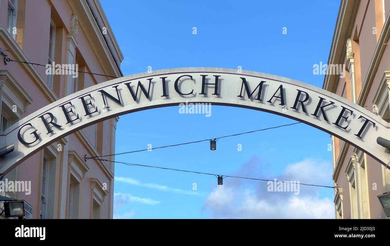 Greenwich Market is a popular place for shopping LONDON, UK JUNE 9