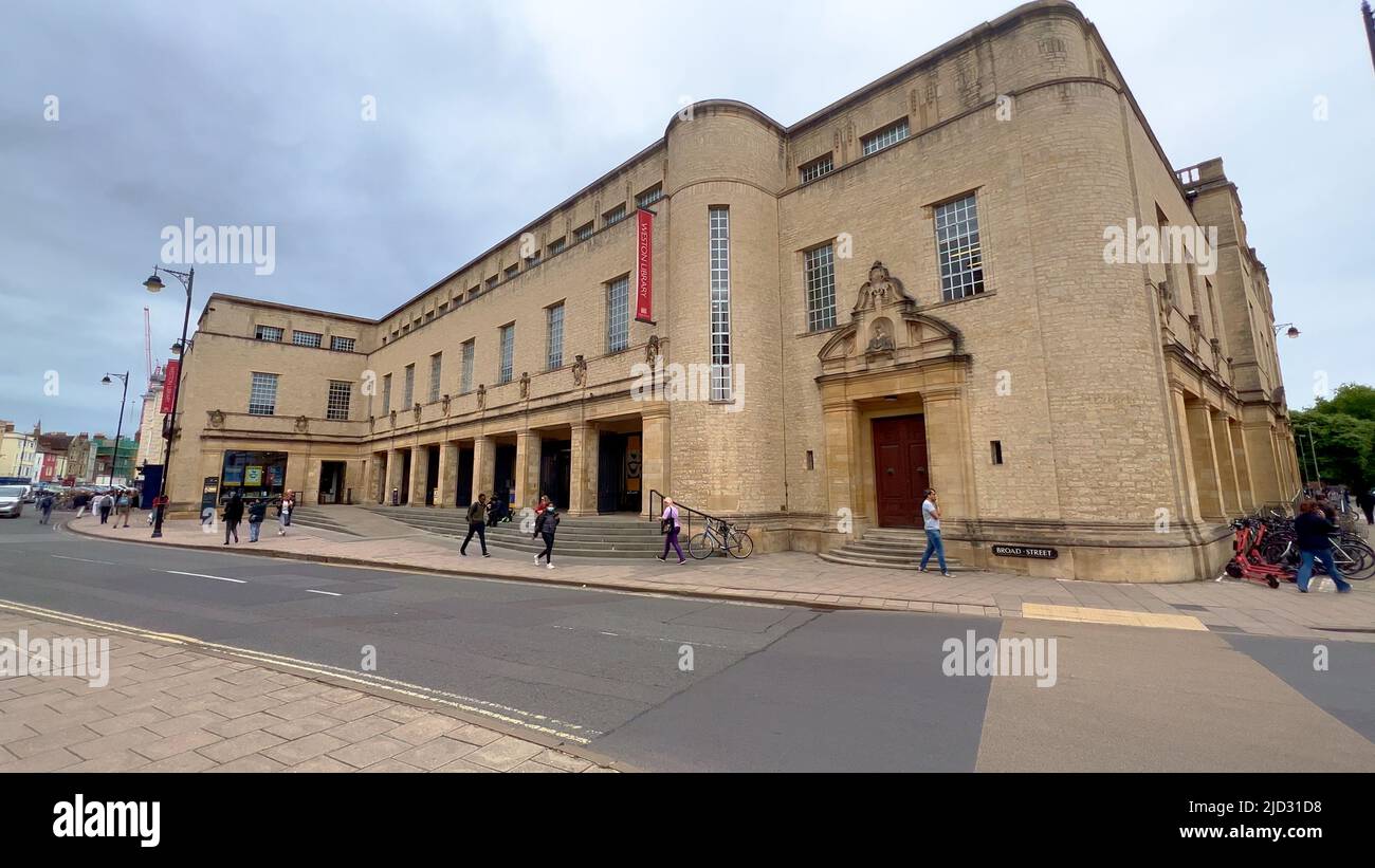 Weston Library in Oxford - OXFORD, UK - JUNE 10, 2022 Stock Photo