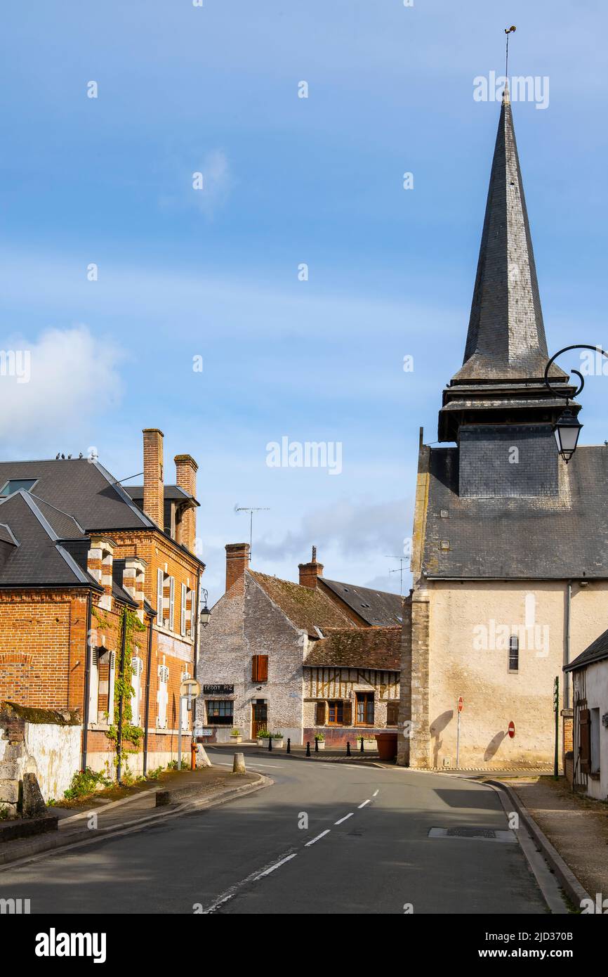 Ligny-le-Ribault is a commune in the Loiret department in north-central France. Stock Photo
