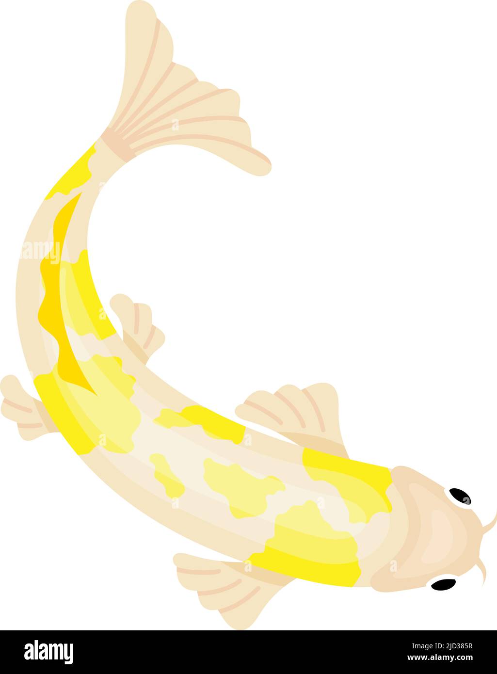 Japanese garden fish. Decorative koi pond carp Stock Vector Image & Art