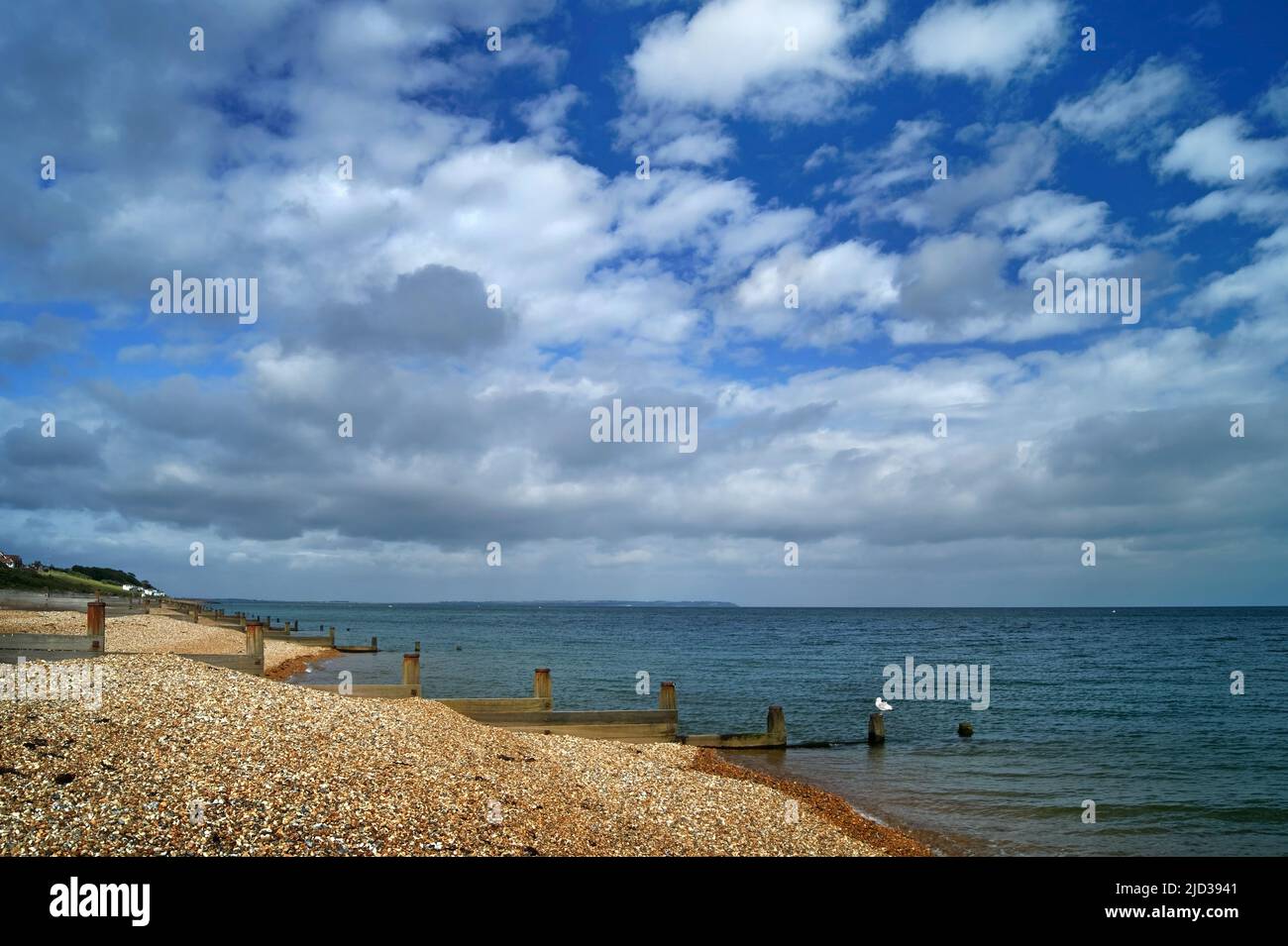 UK, Kent, Tankerton Beach and Groynes Stock Photo Alamy