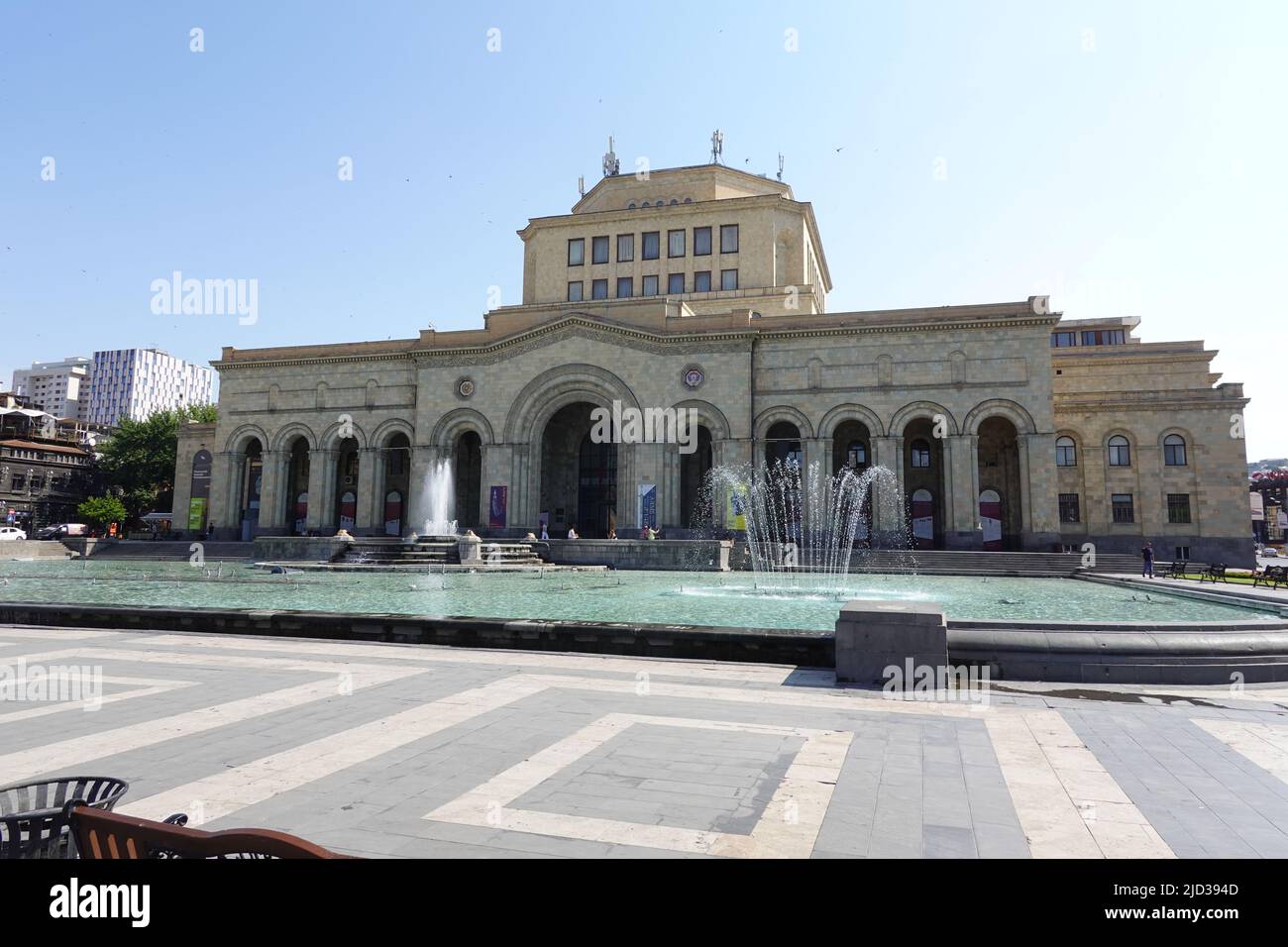 History Museum of Armenia and  the National Gallery, Yerevan, Armenia Stock Photo