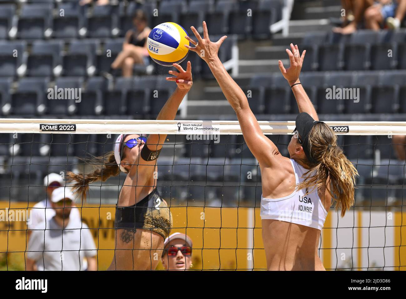 Rome, Italy. 17th June, 2022. Anouk Verge Depre (SUI) and Kelley