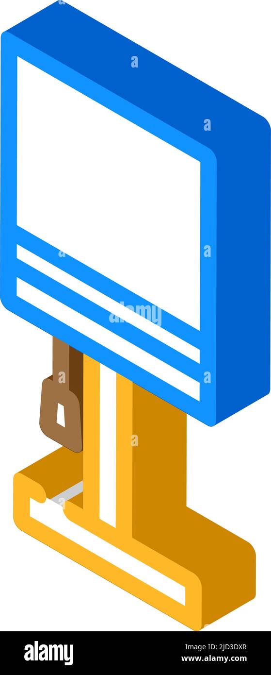 modern living room lamp isometric icon vector illustration Stock Vector ...