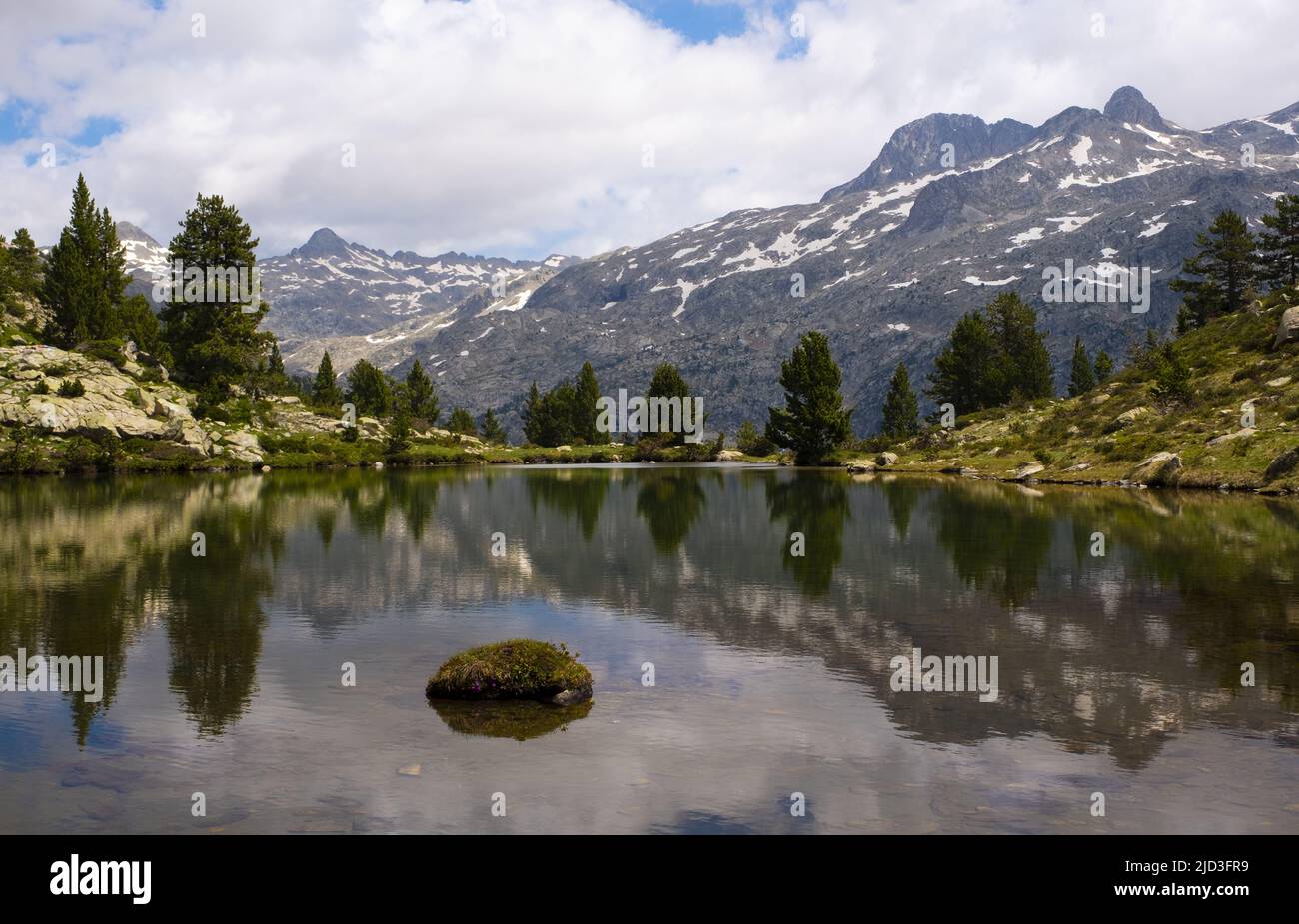Ordicuso lakes in Ba Stock Photo